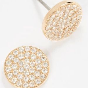 Kate Spade gold earrings with stones